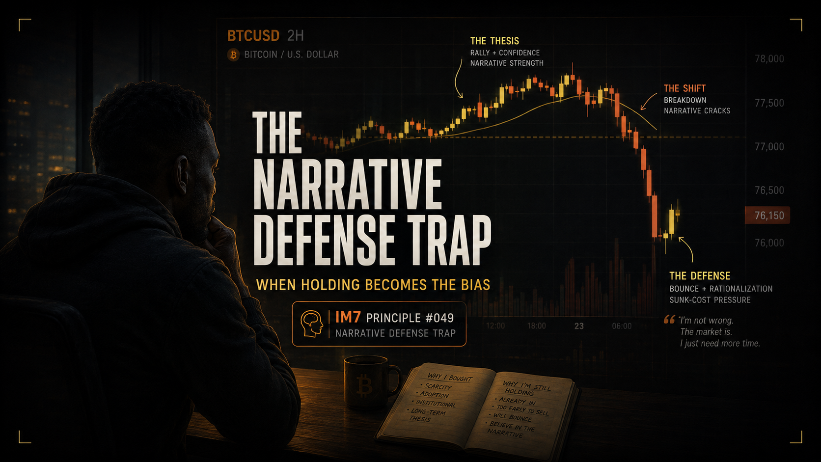 The Cost of Narrative Defense: When Holding Becomes the Bias