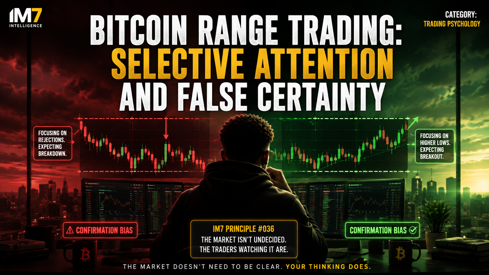 Selective Attention: How Bitcoin Traders Find False Certainty in Ranges