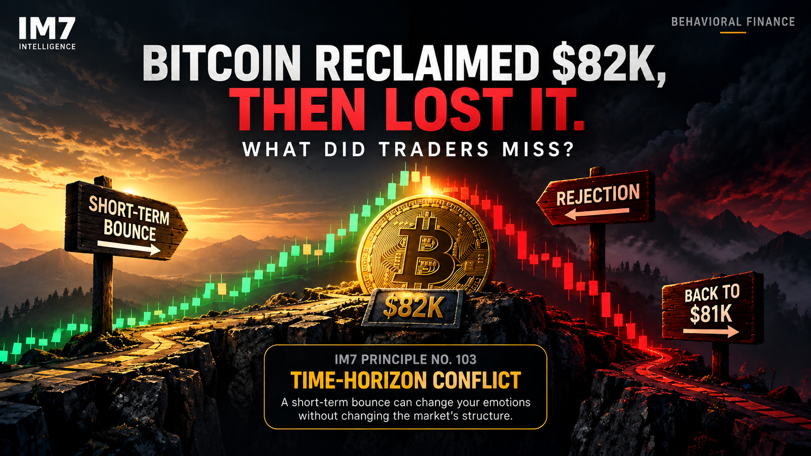 Bitcoin Reclaimed $82K, Then Lost It. What Did Traders Miss?