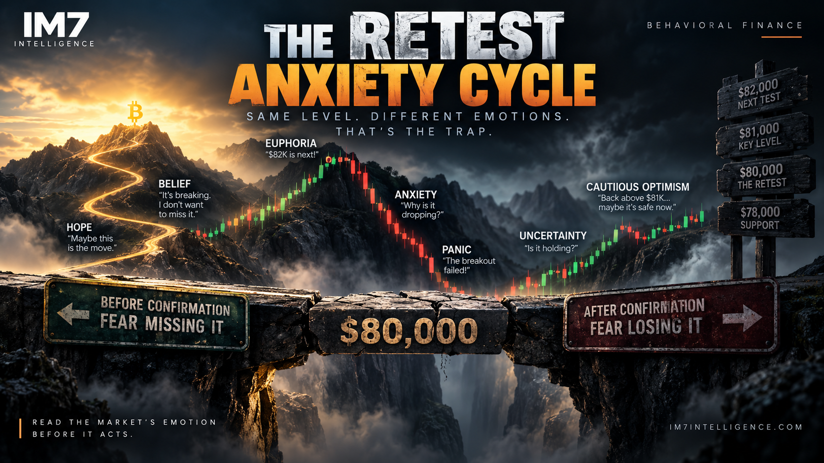Bitcoin Retests $80K: When Discomfort Feels Like Invalidation