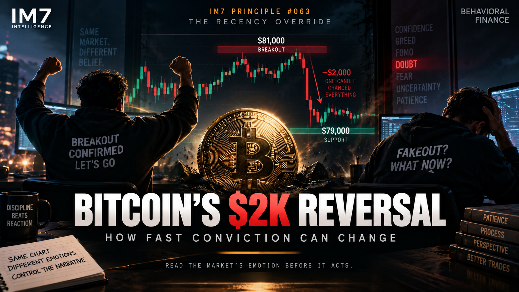 Bitcoin Changed $2,000. Trader Certainty Changed Everything.